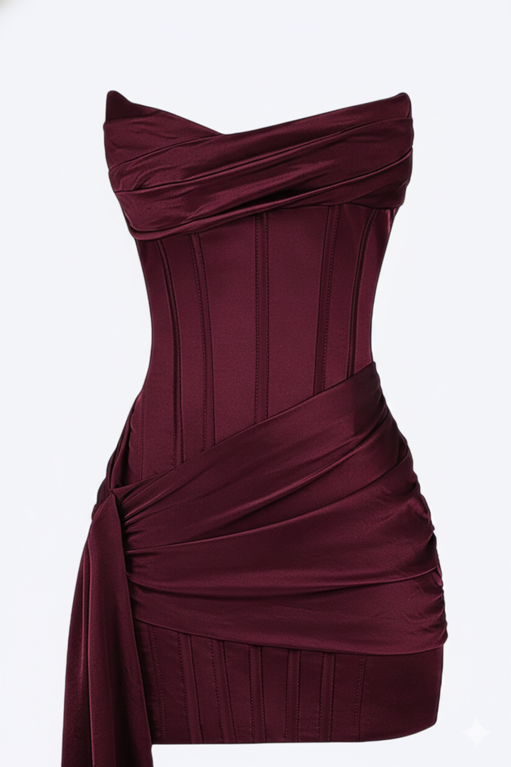 Robe de soirée courte et élégante Valerios Fashion pour femme 3