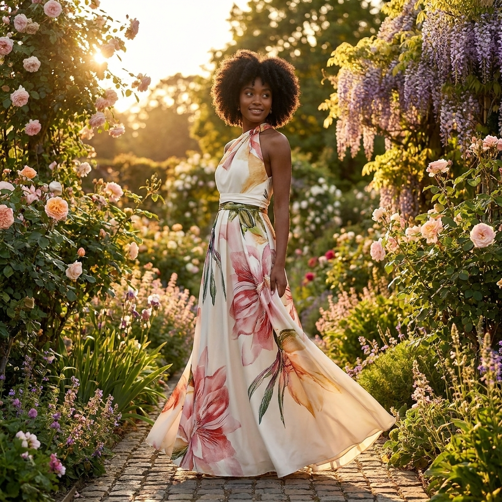 Robe longue asymétrique pour femme | Élégance estivale décontractée 7