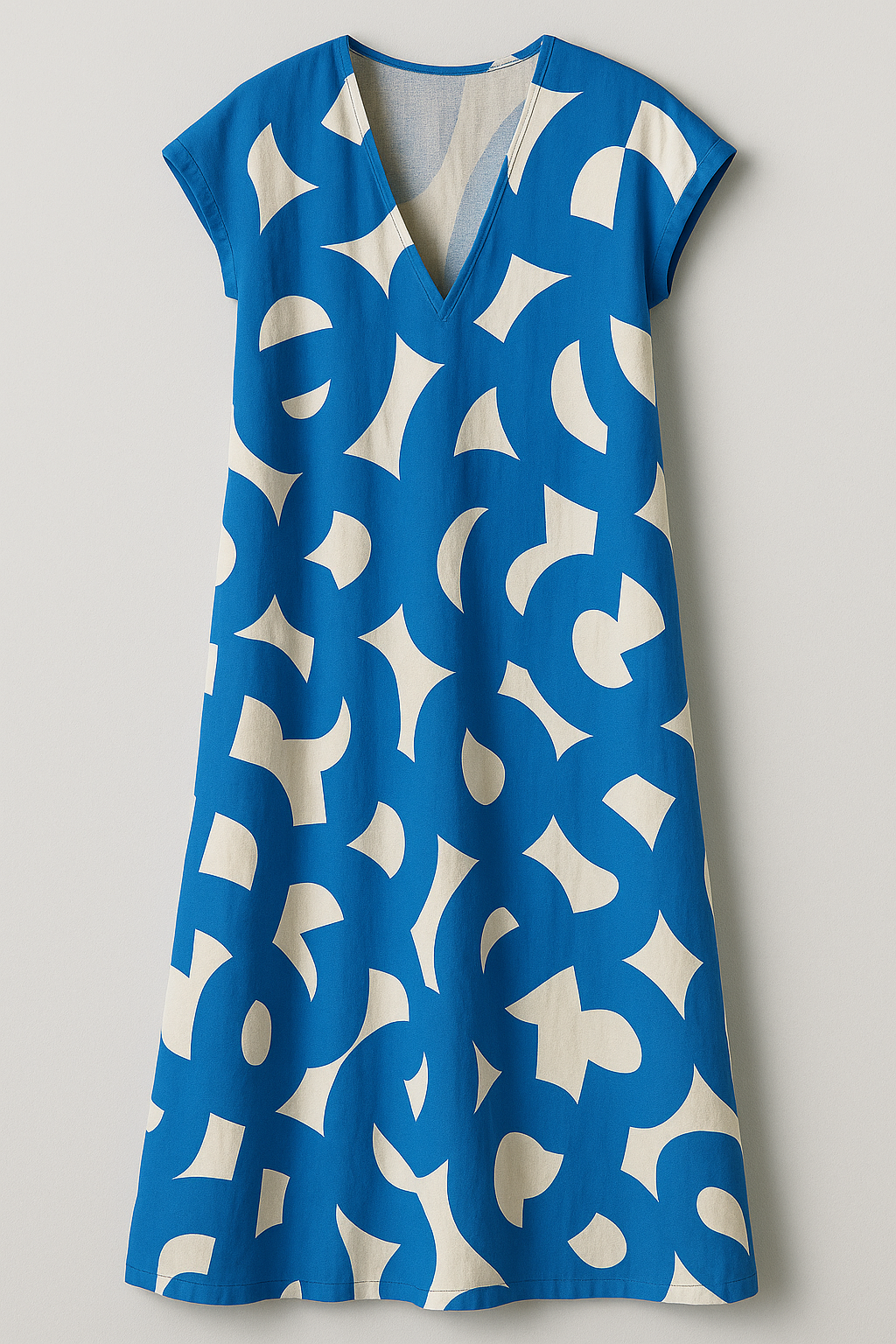 Robe longue chic à col en V pour femme, à la silhouette élégante 2