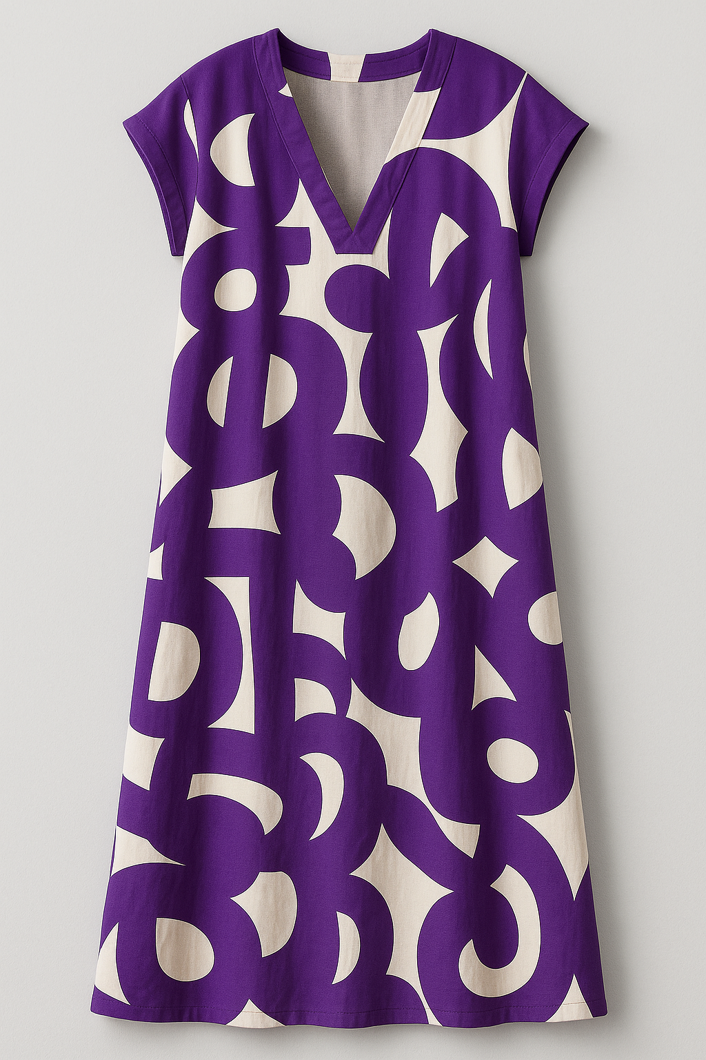 Robe longue chic à col en V pour femme, à la silhouette élégante 5