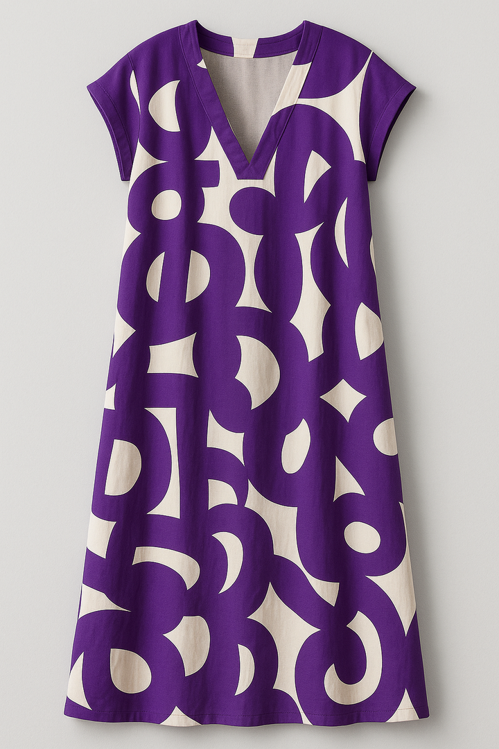 Robe longue chic à col en V pour femme, à la silhouette élégante 5