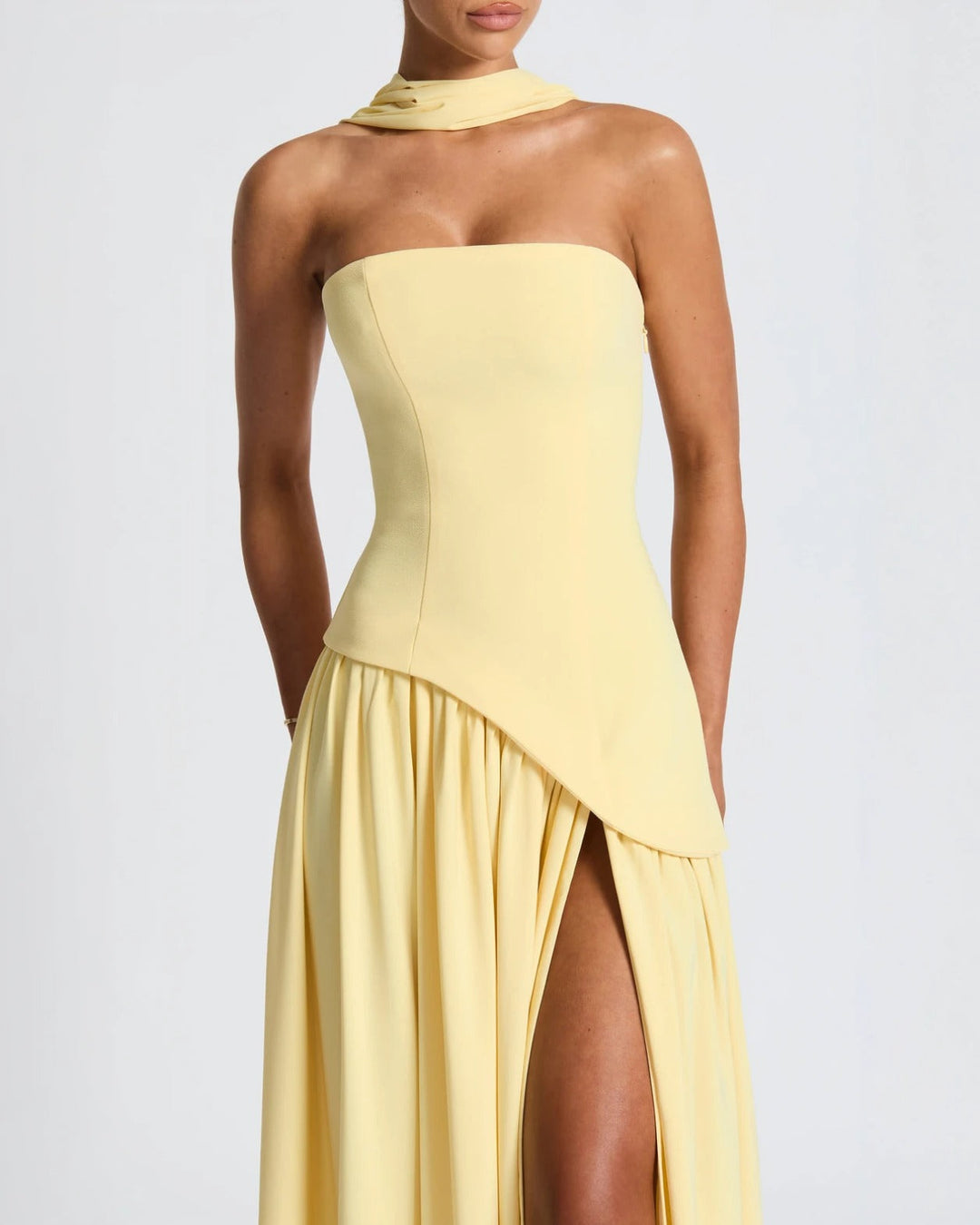 Robe maxi fendue Luxe Chic 10