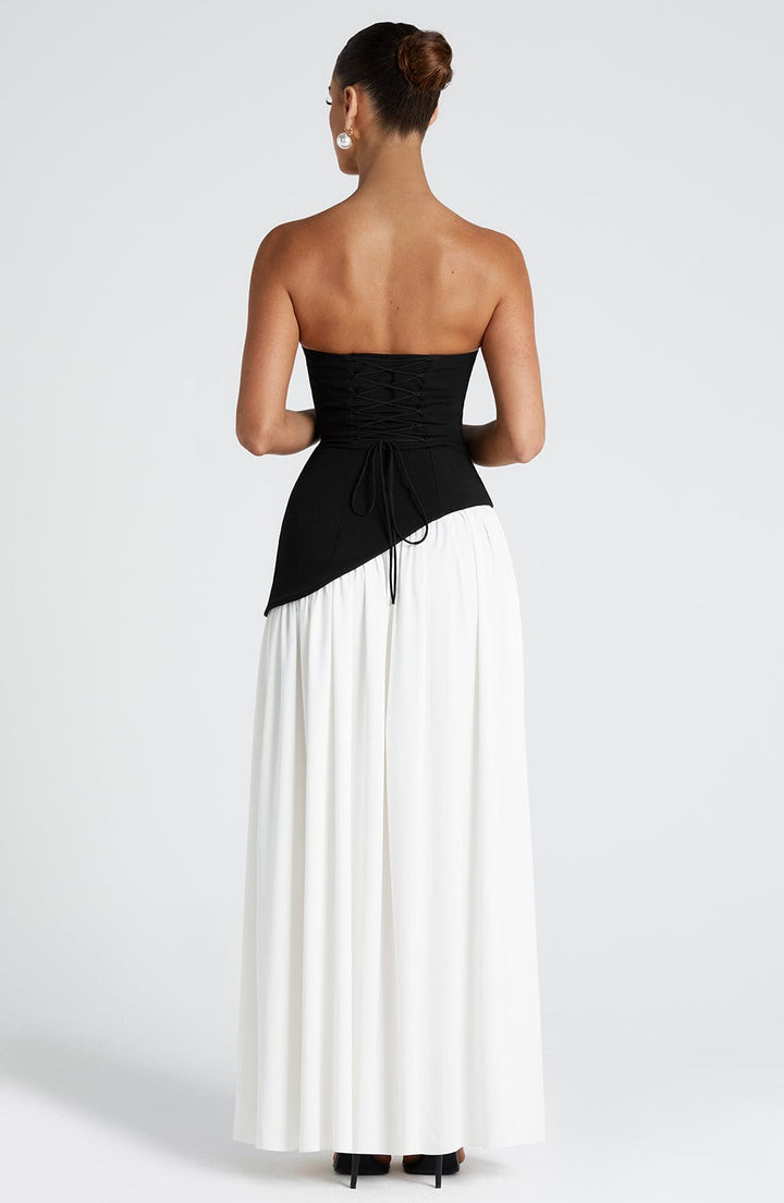 Robe maxi fendue Luxe Chic 11