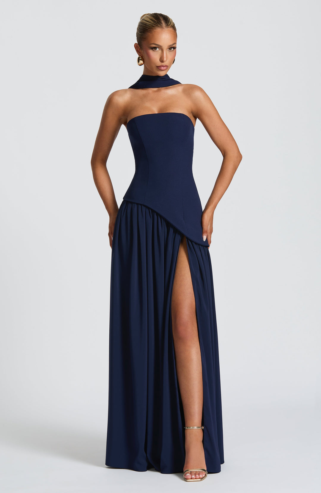 Robe maxi fendue Luxe Chic 3