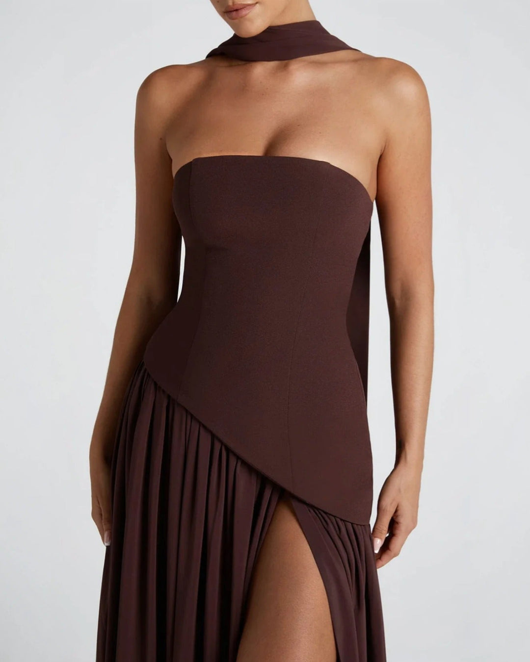 Robe maxi fendue Luxe Chic 8