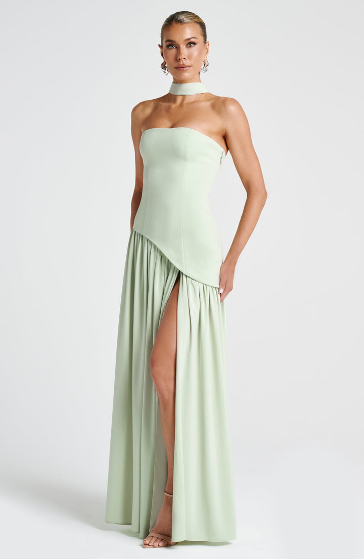 Robe maxi fendue Luxe Chic 9