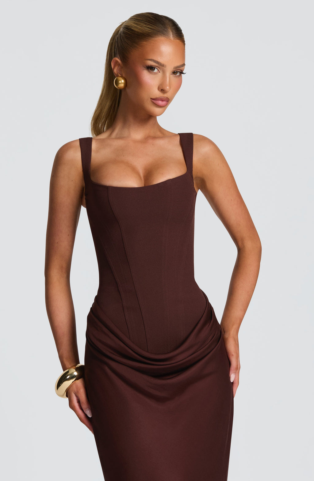 Robe maxi sablier — Silhouette sculptée, style décontracté 5