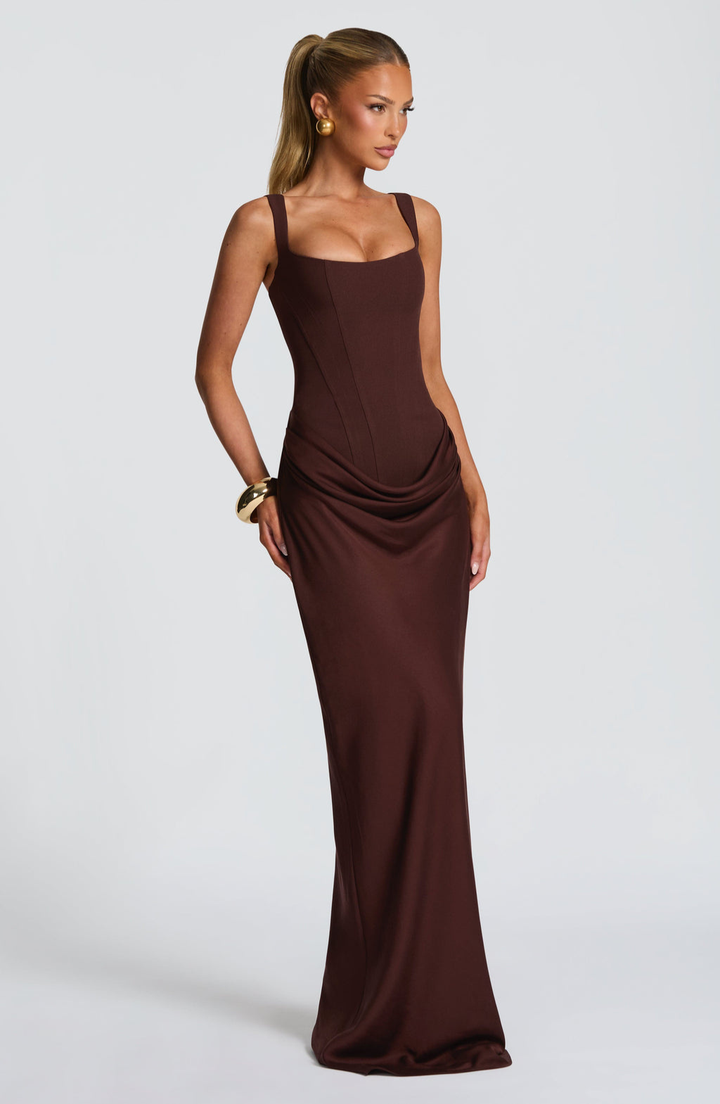 Robe maxi sablier — Silhouette sculptée, style décontracté 6