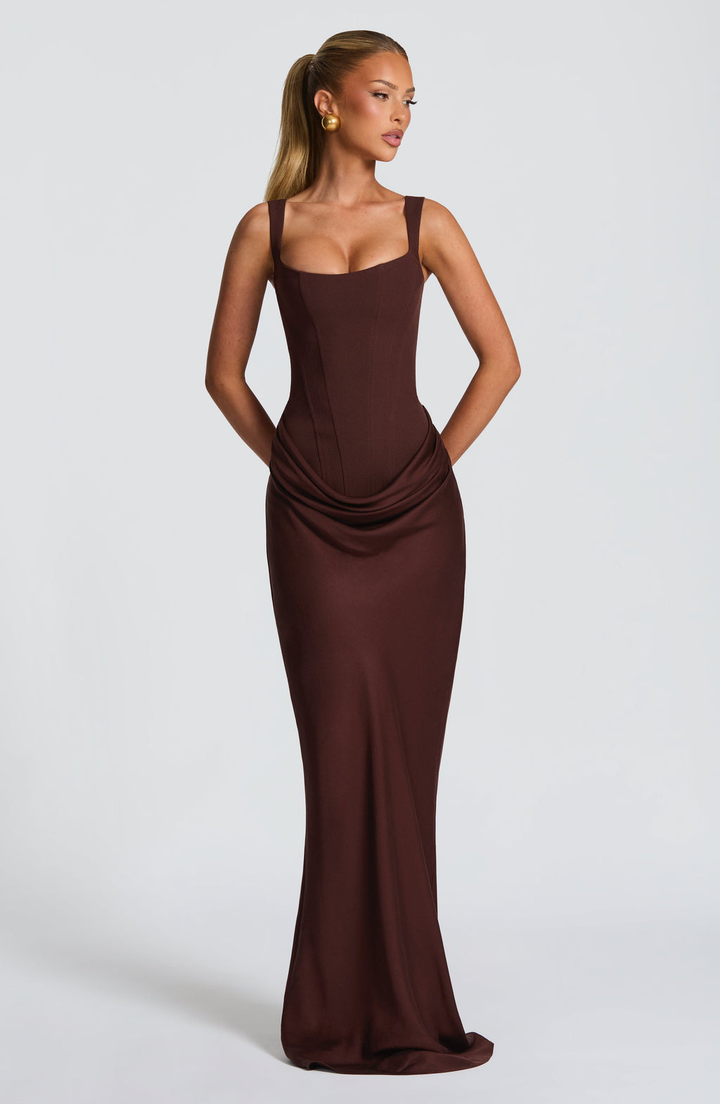Robe maxi sablier — Silhouette sculptée, style décontracté 7