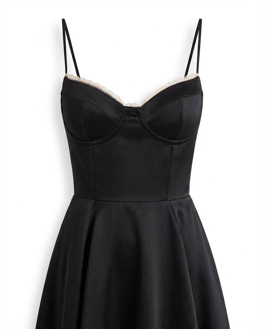 Robe midi à bretelles | Ligne élégante | Coupe fluide pour le soir 5