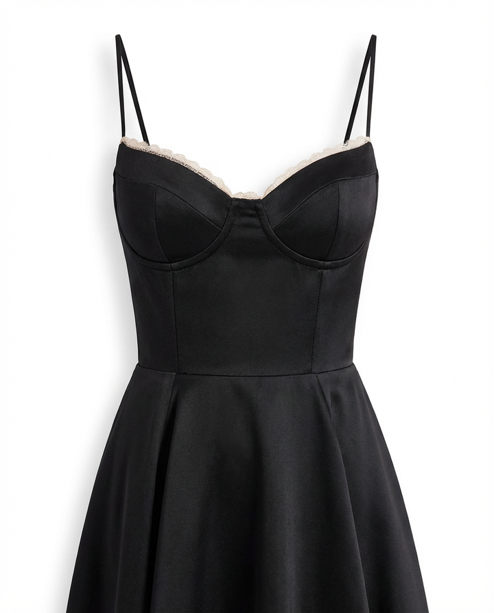 Robe midi à bretelles | Ligne élégante | Coupe fluide pour le soir 5