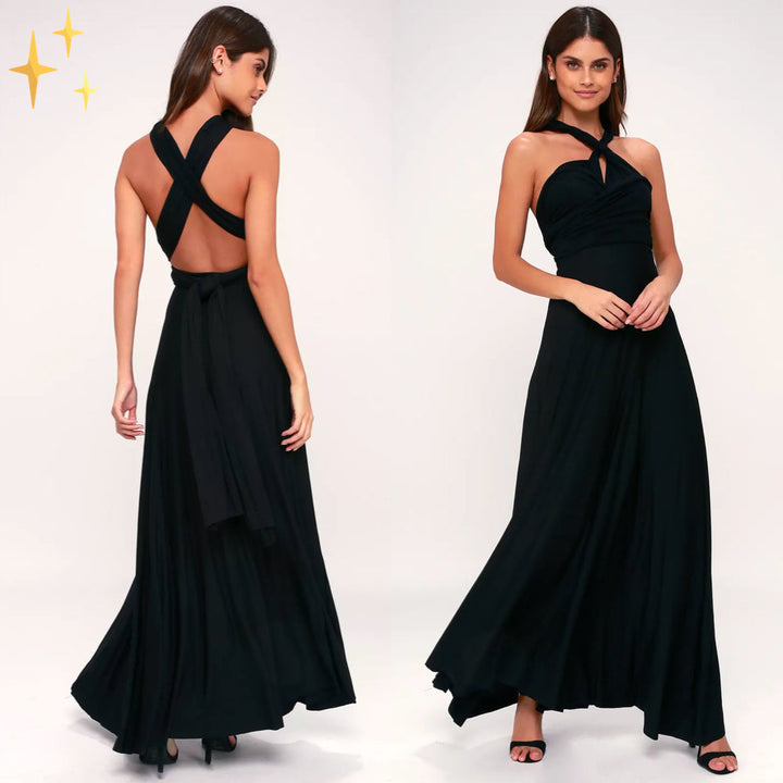 Robe portefeuille femme | Coupe croisée avec drapé 3