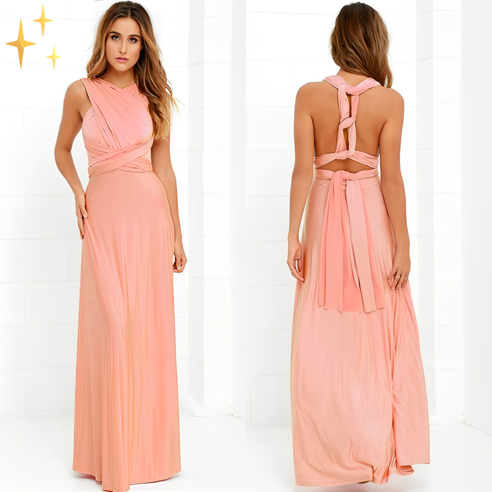 Robe portefeuille femme | Coupe croisée avec drapé 4