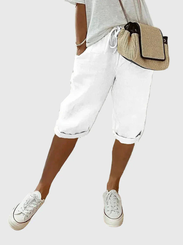 Rose | Short en lin confortable 4
