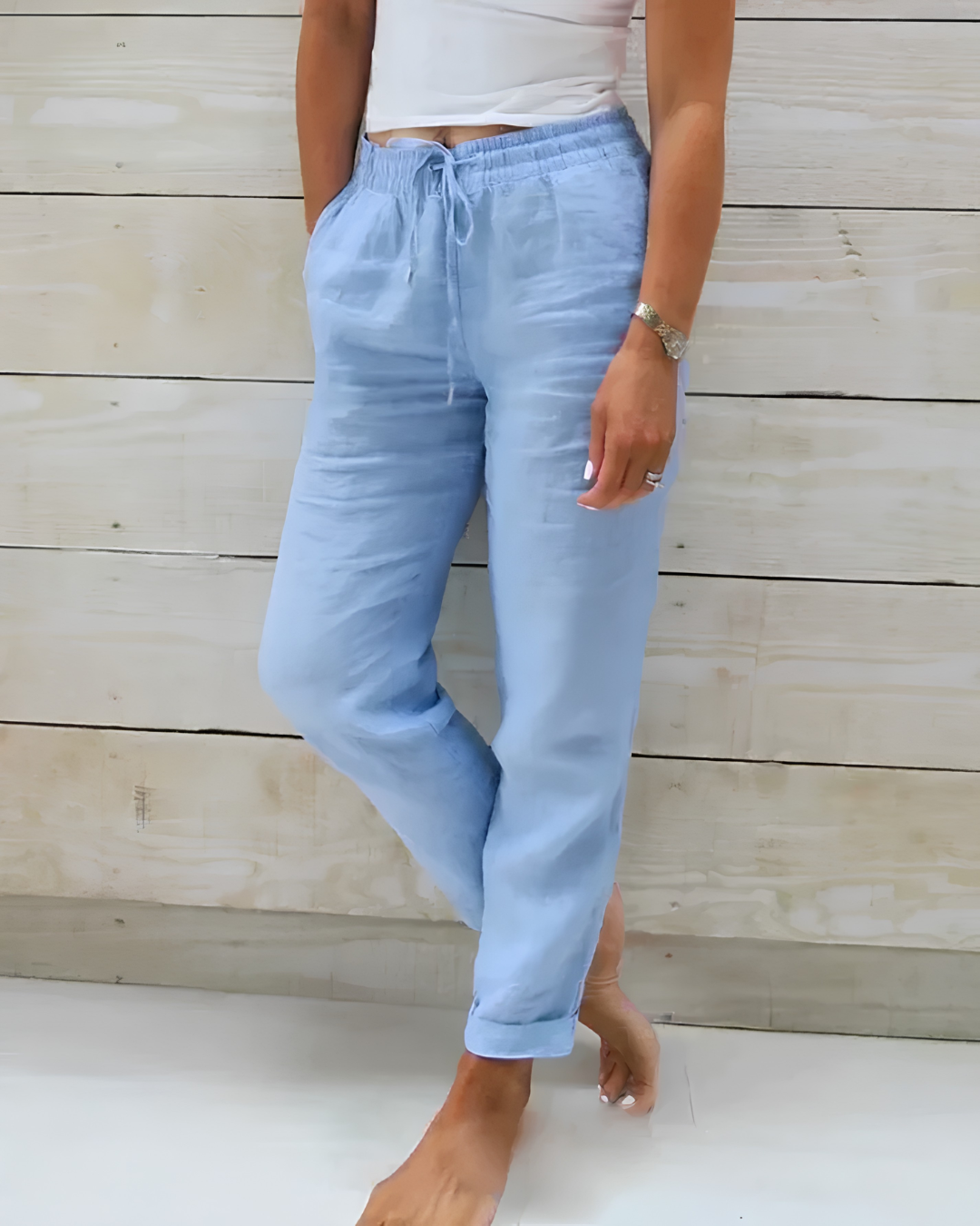 Rose | Short en lin confortable 6