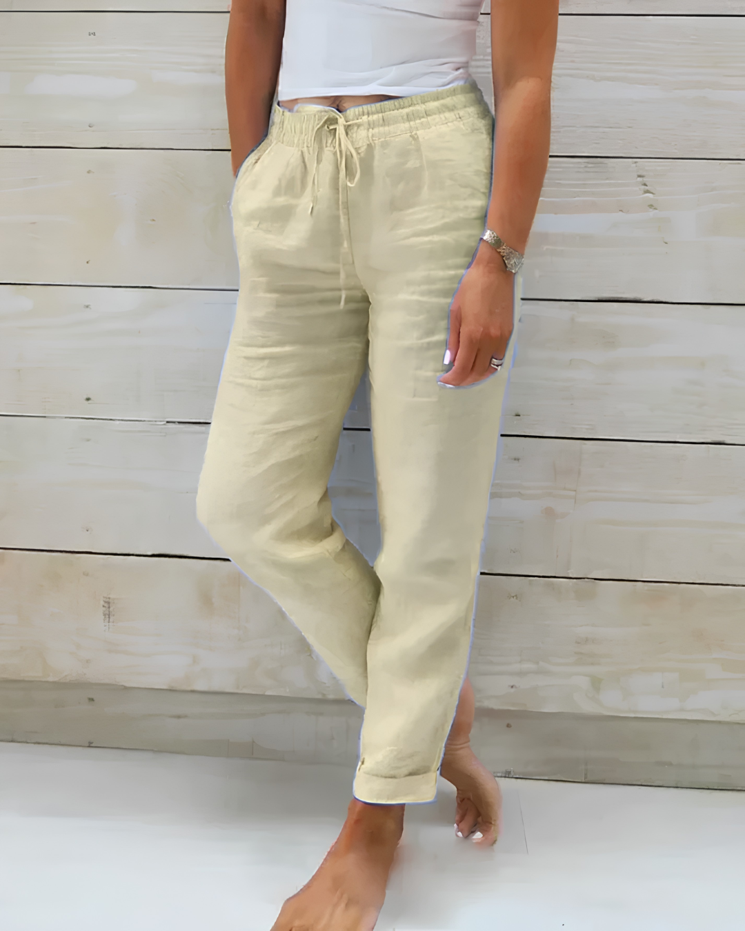 Rose | Short en lin confortable 7