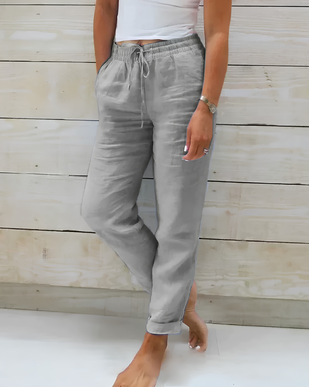 Rose | Short en lin confortable 9