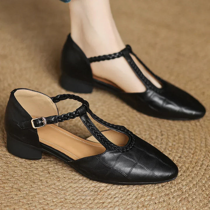 Mary-Jane™| Kepa Leren Mary Janes