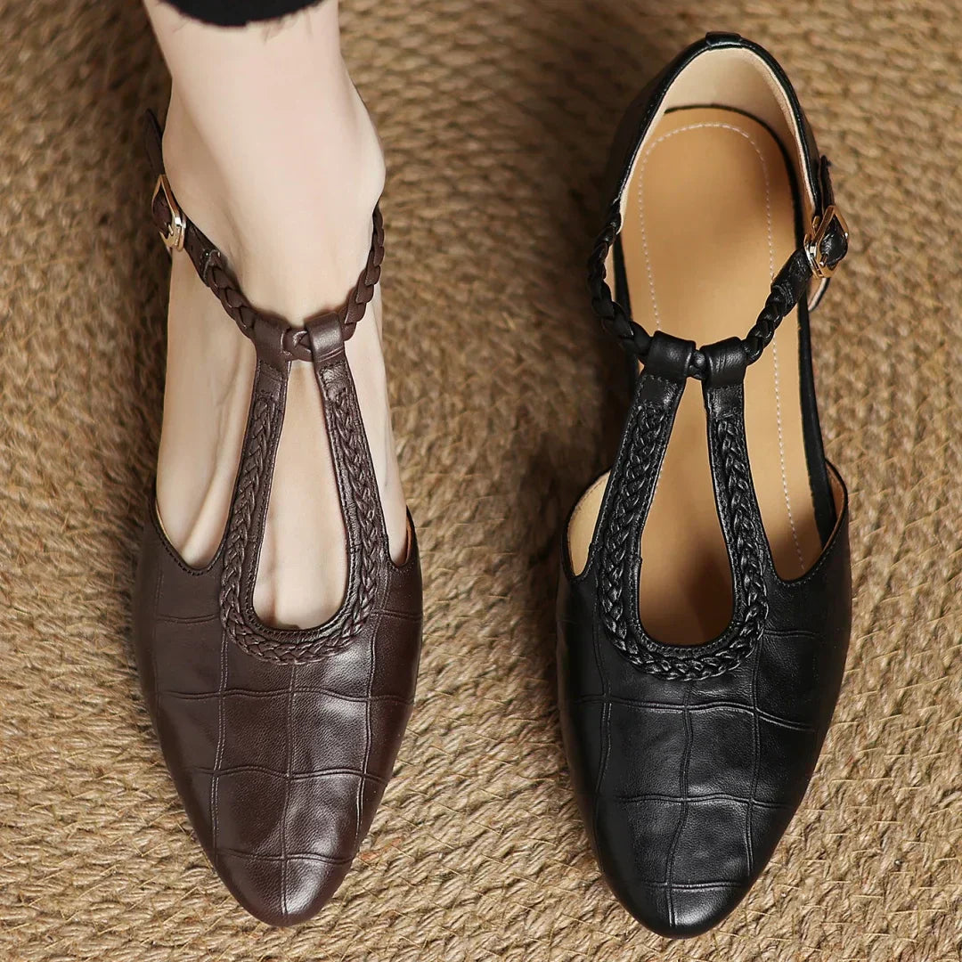 Mary-Jane™| Kepa Leren Mary Janes