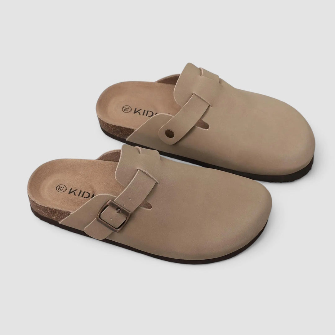 Noora™ | Livia – Des slip-ons confortables en daim avec soutien orthopédique