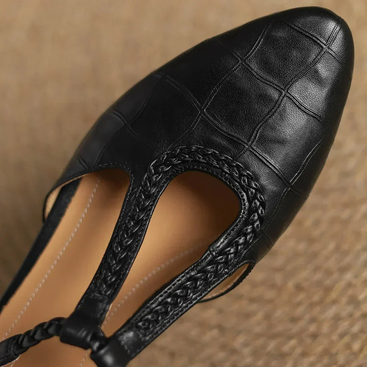 Mary-Jane™| Kepa Leren Mary Janes