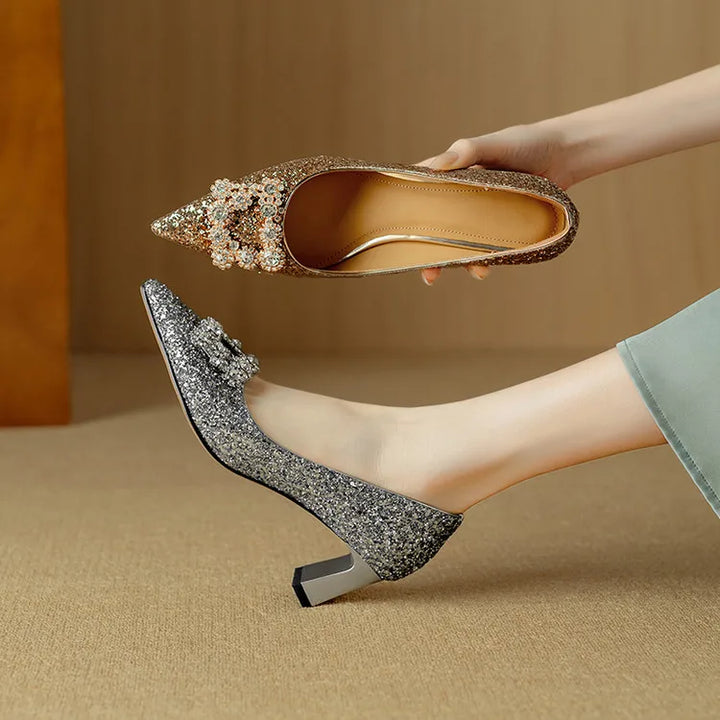 Mary-Jane™| Gloria Glitter Pumps