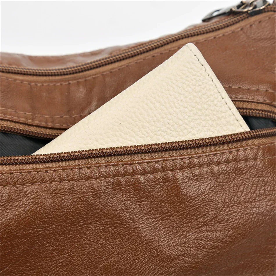 Olivia™ Vintage Charm | Sac à main zippé Luxe Doux