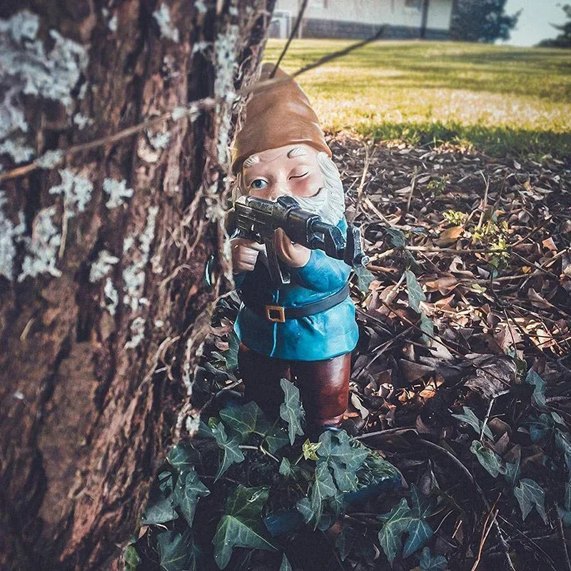 Gnomes de jardin gardiens