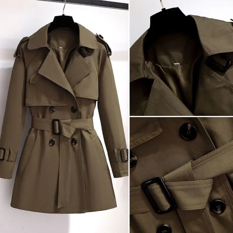 Mirella™ | Trench-coat court et chic pour femmes