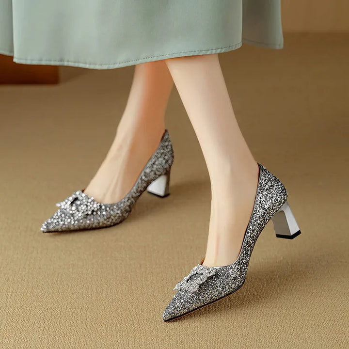 Mary-Jane™| Gloria Glitter Pumps