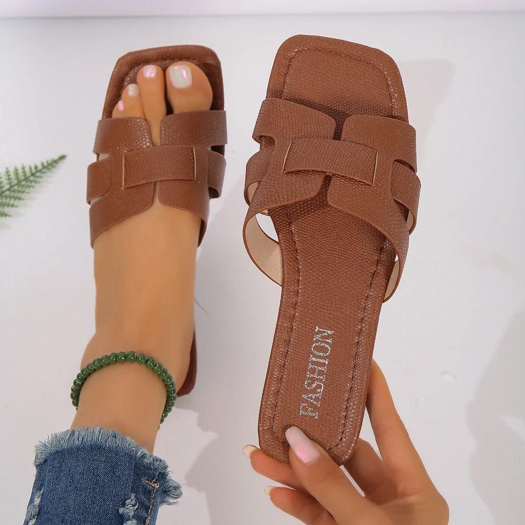 Noora™ | Celeste – Sandales élégantes avec design tressé