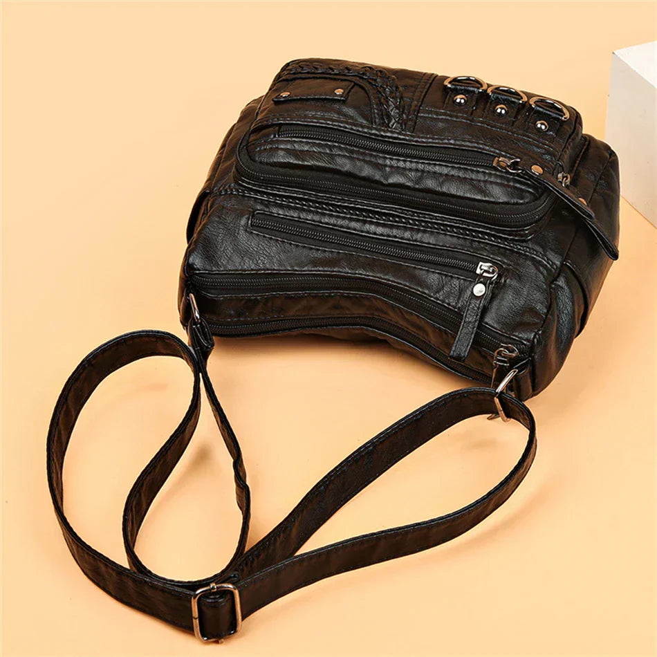 Olivia™ Vintage Charm | Sac à main zippé Luxe Doux