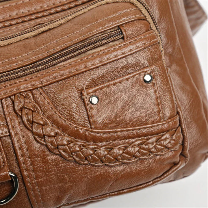 Olivia™ Vintage Charm | Sac à main zippé Luxe Doux