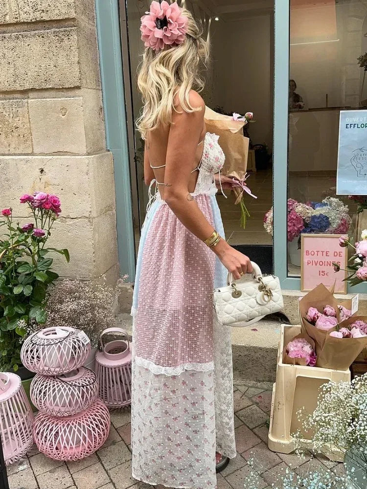 Viviana™ | Robe Patchwork avec Bretelles
