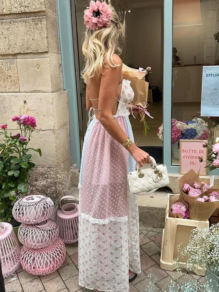 Viviana™ | Robe Patchwork avec Bretelles