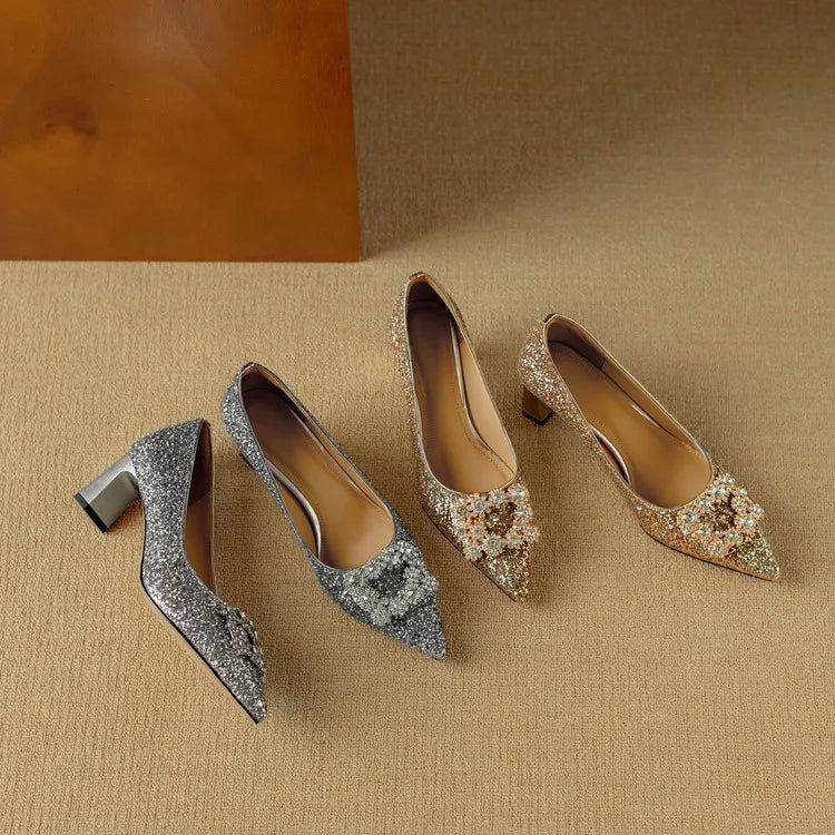 Mary-Jane™| Gloria Glitter Pumps
