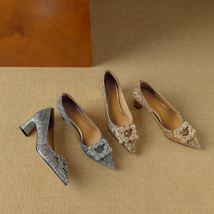 Mary-Jane™| Gloria Glitter Pumps