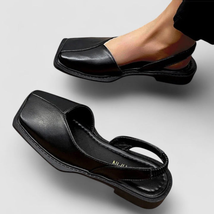 Noora™ | Elise – Élégantes slingbacks avec un bout carré stylé