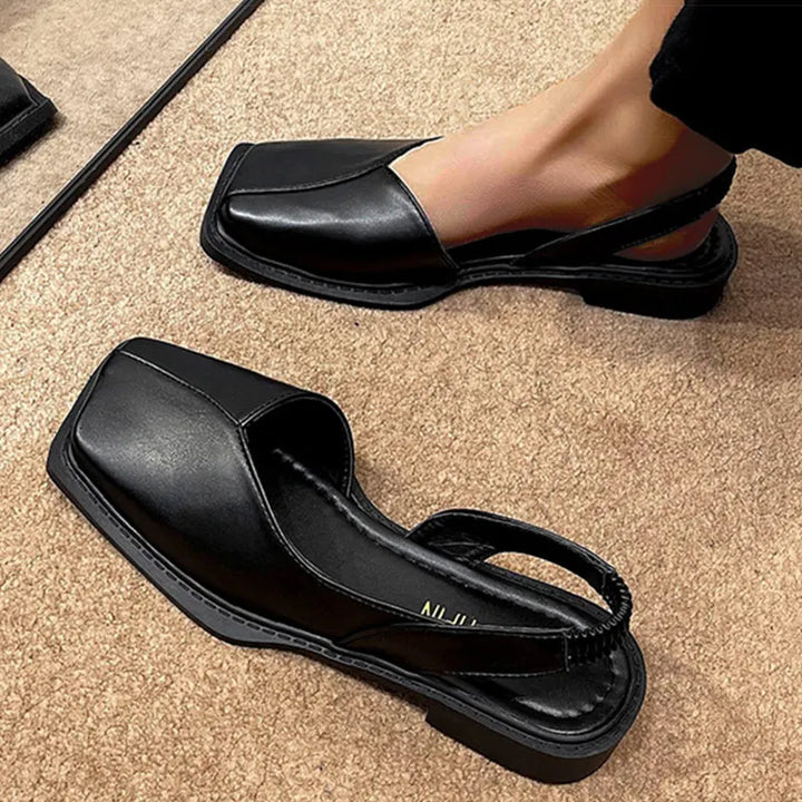 Noora™ | Elise – Élégantes slingbacks avec un bout carré stylé
