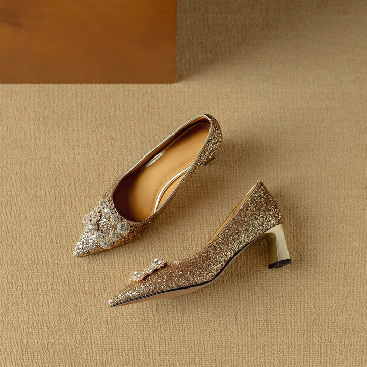 Mary-Jane™| Gloria Glitter Pumps