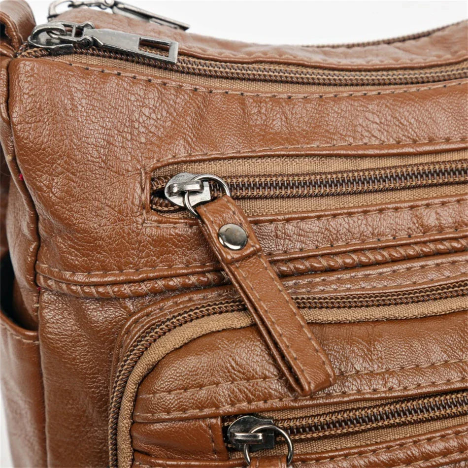 Olivia™ Vintage Charm | Sac à main zippé Luxe Doux