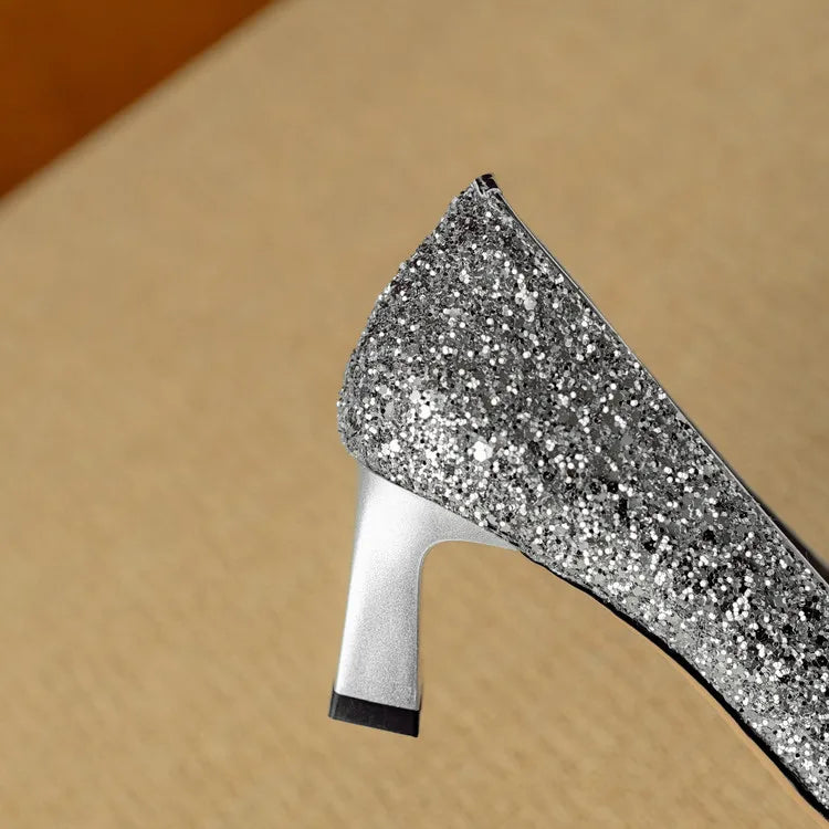 Mary-Jane™| Gloria Glitter Pumps