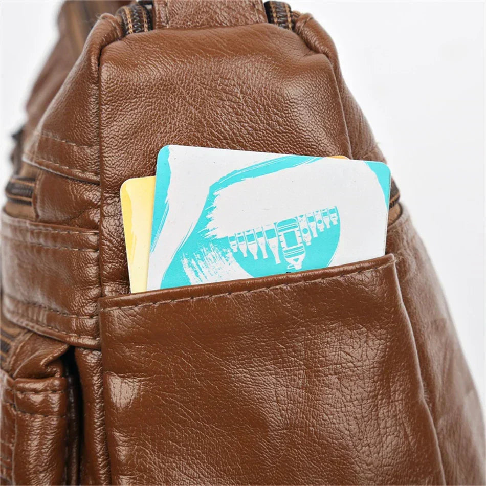 Olivia™ Vintage Charm | Sac à main zippé Luxe Doux