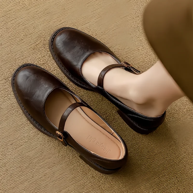 Mary-Jane™ | Mary Janes Classiques Confort en Cuir