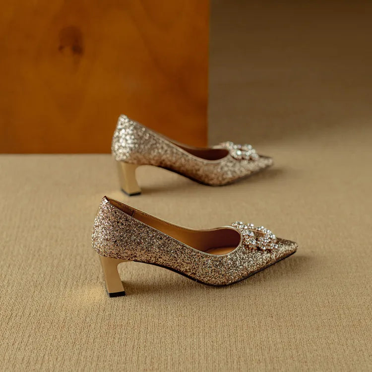 Mary-Jane™| Gloria Glitter Pumps