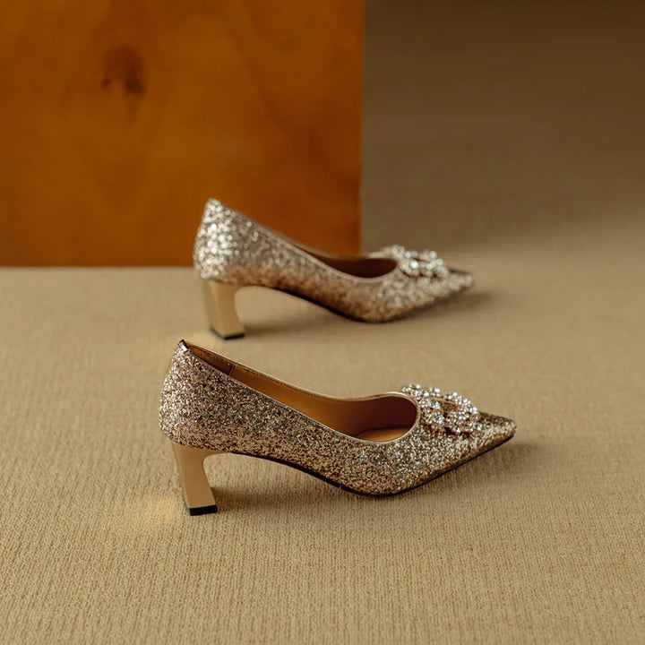 Mary-Jane™| Gloria Glitter Pumps