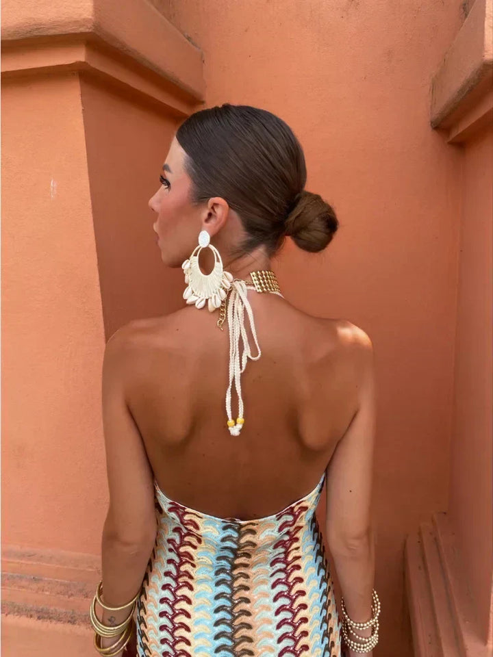 Roxanne™ | Robe sans dos avec col halter