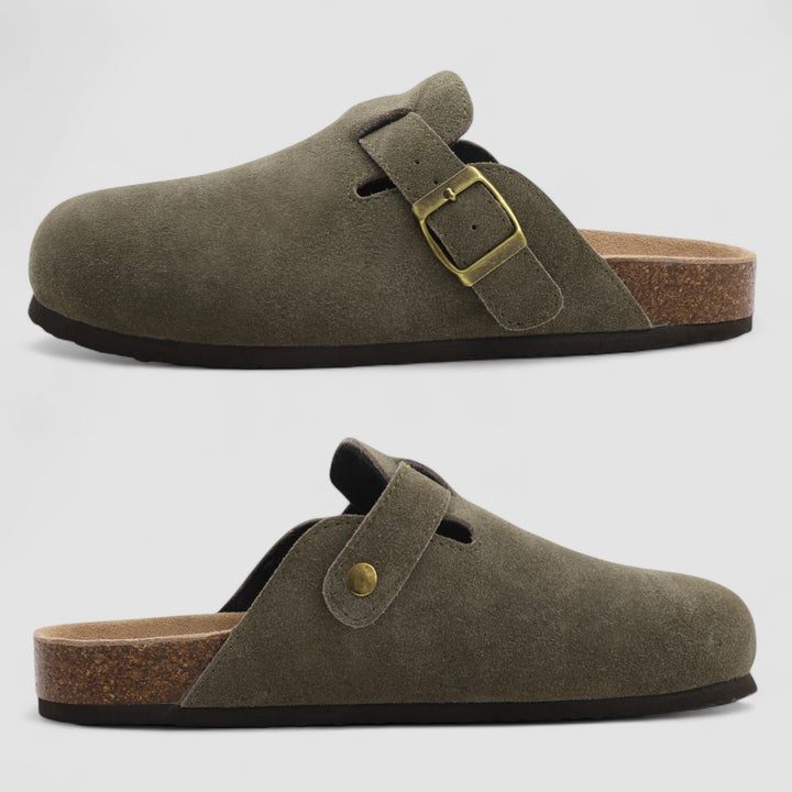 Noora™ | Livia – Des slip-ons confortables en daim avec soutien orthopédique