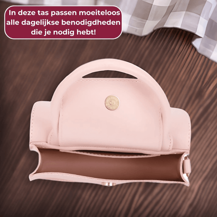 Sac à main femme | Mini sac structuré avec rabat et fermeture avant 6