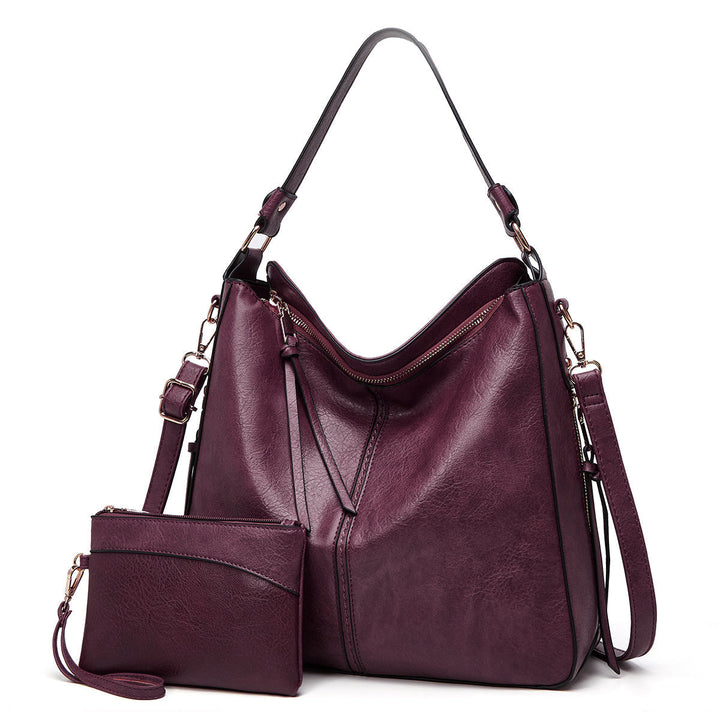 Sac bandoulière classique en cuir avec d'élégants détails dorés 13